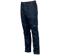CHEMAGLIETTE! Pantalone da Lavoro Cotone Elasticizzato con Tasconi Payper Worker Stretch, Colore: Navy, Taglia: L