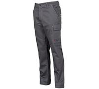 CHEMAGLIETTE! Pantalone da Lavoro Cotone Elasticizzato con Tasconi Payper Worker Stretch, Colore: Smoke, Taglia: M