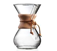 Chemex CM-6A Birraio di caffè, Legno, Vetro, Pelle, Trasparente