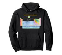 Chemical Periodic Table of Elements Novelty Graphic Designs Felpa con Cappuccio