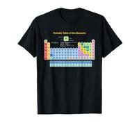 Chemical Periodic Table of Elements Novelty Graphic Designs Maglietta