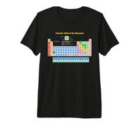 Chemical Periodic Table of Elements Novelty Graphic Designs Maglietta Premium