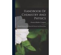 Chemical Rubber Company Handbook Of Chemistry And Physics (Tascabile)