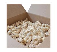 CHEMINETT - Lana di legno - Accendisigari 100% naturale - 10 kg, 800 pezzi - a base di cera vegetale Premium e legno certificato FSC - Tempo di combustione 8-10 min