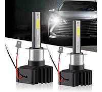 Chemini Lampadina H1 LED 60W 12000LM per Auto Abbaglianti/Anabbaglianti Sostituire per Lampada Fari Alogena o Luci Allo Xeno 6500K Bianco