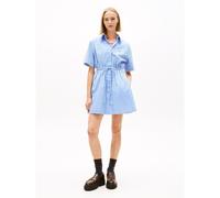 Chemisier corto, a righe, allacciato in vita Blu XS A righe
