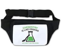 Chemistry is Like Cooking Just Don't Lick The Spoon Marsupio Marsupio Bianco