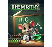 Chemistry Notebook Rat Professor with a Table of Contents & Numbered Pages (8,5x11 inches, 100 pages, Grid Paper)