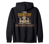 Chemistry Teacher Pun Periodically Science Felpa con Cappuccio