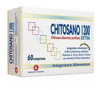Chemist's Research Chitosano 1200 Extra Integratore Controllo del Peso 60 compresse