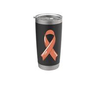 Chemo endometriale del combattente del nastro della consapevolezza del cancro uterino Bicchiere termico in acciaio inox doppia parete