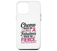 Chemo Made Me Bald Fabulous Made Me Fierce Breast Cancer Custodia per iPhone 12 Pro Max