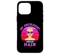 Chemo Radiation o Il mio oncologo mi fa i capelli Custodia per iPhone 16 Pro Max