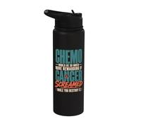Chemo Would Be So Much More Rewarding If Cancer Screamed Stainless Steel Insulated Water Bottle