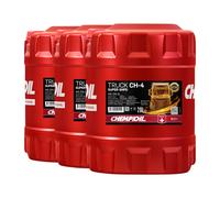 CHEMPIOIL 15W-40 Camion Super Fatt CH-4, Olio, Api CI-4, Acea E7, 3x20 Litro