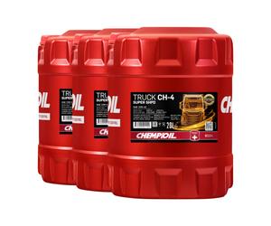 CHEMPIOIL 15W-40 Camion Super Fatt CH-4, Olio, Api CI-4, Acea E7, 3x20 Litro