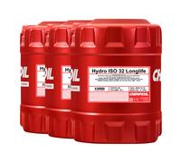 CHEMPIOIL Hydro ISO 32 Olio Idraulico HLP 32, 3x20 Litri
