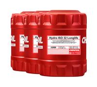 CHEMPIOIL Hydro ISO 32 Olio Idraulico HLP 32, 3x20 Litri