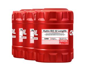 CHEMPIOIL Hydro ISO 32 Olio Idraulico HLP 32, 3x20 Litri