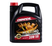 4 (1x4) Litro CHEMPIOIL Multi HQ 20W-50 Olio Motore Api Sl / Cf