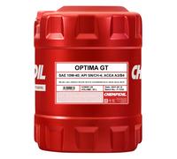 CHEMPIOIL Optima Gt 10W-40 Olio, Acea A3/B4 , Api Sn / CH-4, Jaso MA2, 20 Litro