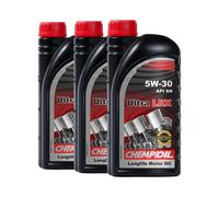 CHEMPIOIL Ultra Lrx 5W-30 Olio, Acea C3, Api Sn, BMW LL-04, 3x1 Litro