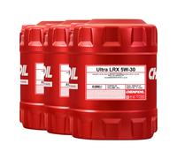 CHEMPIOIL Ultra Lrx 5W-30 Olio, Acea C3, Api Sn, BMW LL-04, 3x20 Litro