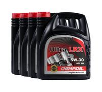 CHEMPIOIL Ultra Lrx 5W-30 Olio, Acea C3, Api Sn, BMW LL-04, 4x5 Litro
