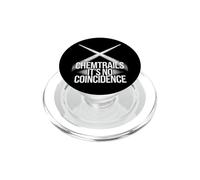 Chemtrails Teoria della cospirazione e controllo segreto del tempo PopSockets PopGrip per MagSafe
