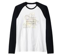 Chen Dio Che Si Piega Verso di Noi in Favore (ebraico per Grazia) Maglia con Maniche Raglan