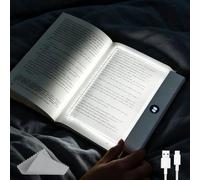 CHENBOOW Lampada da Lettura a LED,Luce Piatta a LED,Lucina Portatile per Leggere,Lampada Libro Piatta,Generico Luce per Libri a LED Intelligente,per Leggere a Letto
