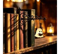 CHENBOOW Lampadario per Libreria,Lampada da Libreria per Biblioteca | Illuminazione Decorativa per Scaffale,Simpatica Lampada da Lettura Fantasma,Mini Fermalibri Decorativo,per Studio,Libreria