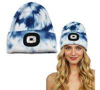 CHENBOOW LED Cappello Illuminato Berretto,Illuminato Berretto LED,Cappello con Luce LED Ricaricabile,Invernali LED Beanie,Uomo Donna Invernali Berretto,per la Pesca,Jogger,Campeggio,Corsa