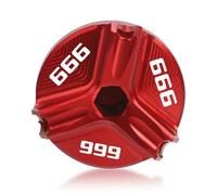 chencheng35 Adatto for DUCATI 748 749 749 916 996 999 STREETFIGHTER 848/1098 S Bullone tappo olio motore M19*2.5 Tappo serbatoio carburante Accessori Moto(Red 999)