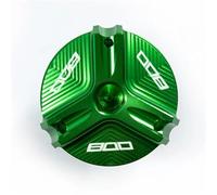 chencheng35 Adatto for Kawasaki Z800 Z 800 2013 2014 2015 2016 Moto Tappo olio freno anteriore e posteriore e Accessori di protezione tappo carburante(Green)