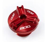 chencheng35 Adatto for Kawasaki Z800 Z 800 2013 2014 2015 2016 Moto Tappo olio freno anteriore e posteriore e Accessori di protezione tappo carburante(Red)