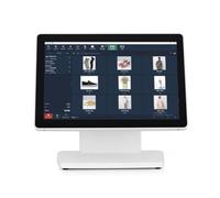 CHENCOO Registratore di cassa POS (14 pollici), registratore di cassa intelligente all-in-one, ampia memoria (fluida), regolazione multi-angolo/comodo da guardare,White-I5 8+128g Wifi