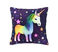 chenfandi Federa per cuscino a forma di stella con un cavallo, 40,6 x 40,6 cm, cuscino decorativo quadrato per divano, soggiorno, letto e decorazione della casa.