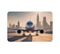 chenfandi Tappetino per aereo di atterraggio, 40 x 60 cm, antiscivolo, adatto per camera da letto, bagno, soggiorno, ecc.