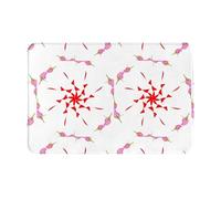 chenfandi The Budding And Turning - Tappetino con motivo floreale, 40 x 60 cm, antiscivolo, adatto per camera da letto, bagno, soggiorno, ecc.