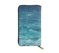 chenfandi The Deep Blue Sea Portafoglio, Portafoglio con cerniera da donna, Portafoglio lungo da donna, Portafoglio organizer multi-card, && Portafoglio Clutch, Nero , Taglia unica