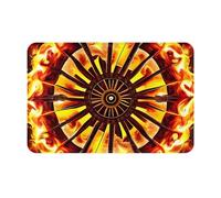 chenfandi Turning The Flame Tappeto 40 x 60 cm, antiscivolo, adatto per camera da letto, bagno, soggiorno, ecc.