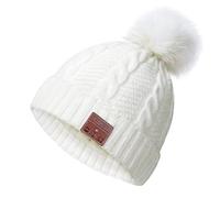 ChenFec Cappello Bluetooth Regali Natale,Musica Cappello Uomo Invernali con Cuffia, Idee Regalo Uomo Donna Berretto Bluetooth Cuffie Integrate,Morbido e Caldo, Lavorato a Maglia, Lavabili