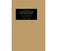 Cheng-Few Lee Advances in Financial Planning and Forecasting (Copertina rigida)