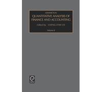 Cheng-Few Lee Advances in Quantitative Analysis of Finance an (Copertina rigida)