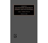 Cheng-Few Lee Advances in Quantitative Analysis of Finance an (Copertina rigida)
