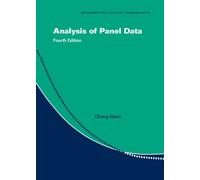 Cheng Hsiao Analysis of Panel Data (Copertina rigida)