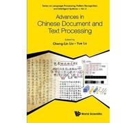 Cheng-lin Liu Advances In Chinese Document And Text Processin (Copertina rigida)