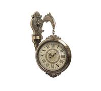 CHENGAIJIAN Orologio da Parete Orologio da Parete bifacciale a Forma di Carpa fortunata di Lusso Leggero Orologio Decorativo for corridoio del Soggiorno Orologio da Parete retrò Europeo