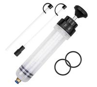 CHENGCKJ Siringa Aspirazione Olio 500ml, Pompa Manuale a Siringa con 2 Tubi e 2 Anelli di Gomma di Ricambio Siringa Olio Cambio Pompa per Liquido dei Freni, Pompa Trasferimento Aspirazione Dell'olio